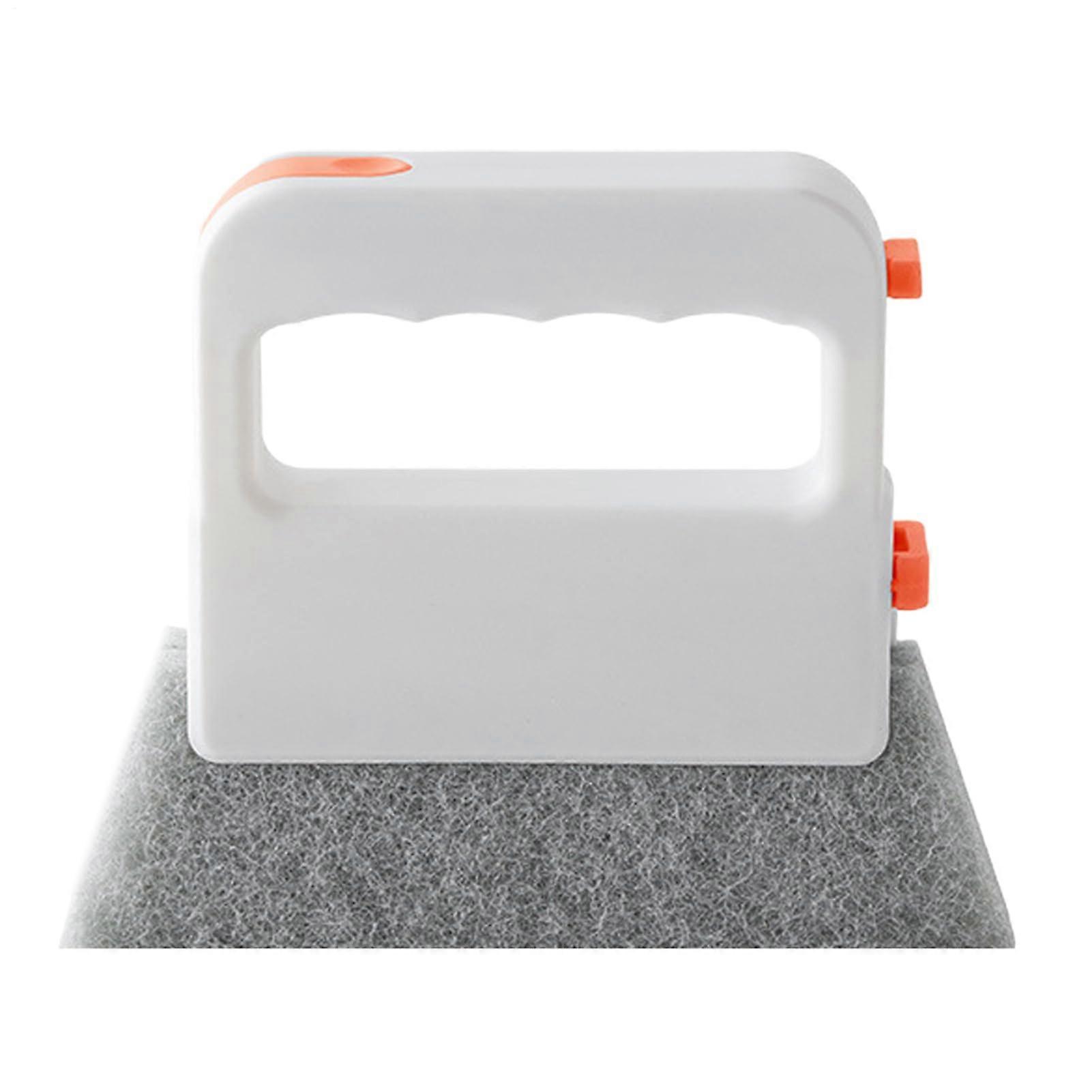 Window Track Cleaner with Removable Brush Head for Sliding Door Rails and Corner Scraping