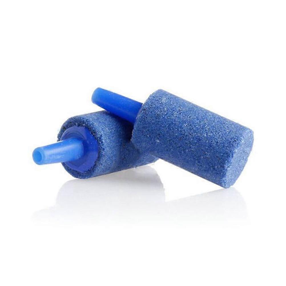Air Stone Aquarium Bubble Stone for Oxygen Pumping 12Pcs Blue Round Oxygen Diffuser