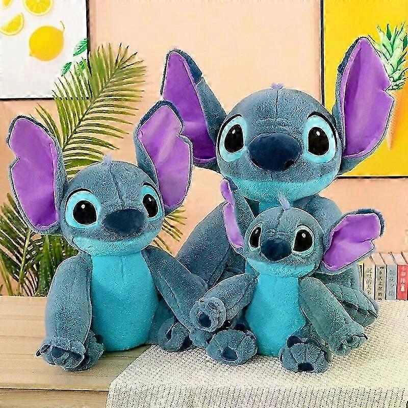 40/80cm Large Plush Lilo Stitch Stuffed Doll Soft Cuddly Toy