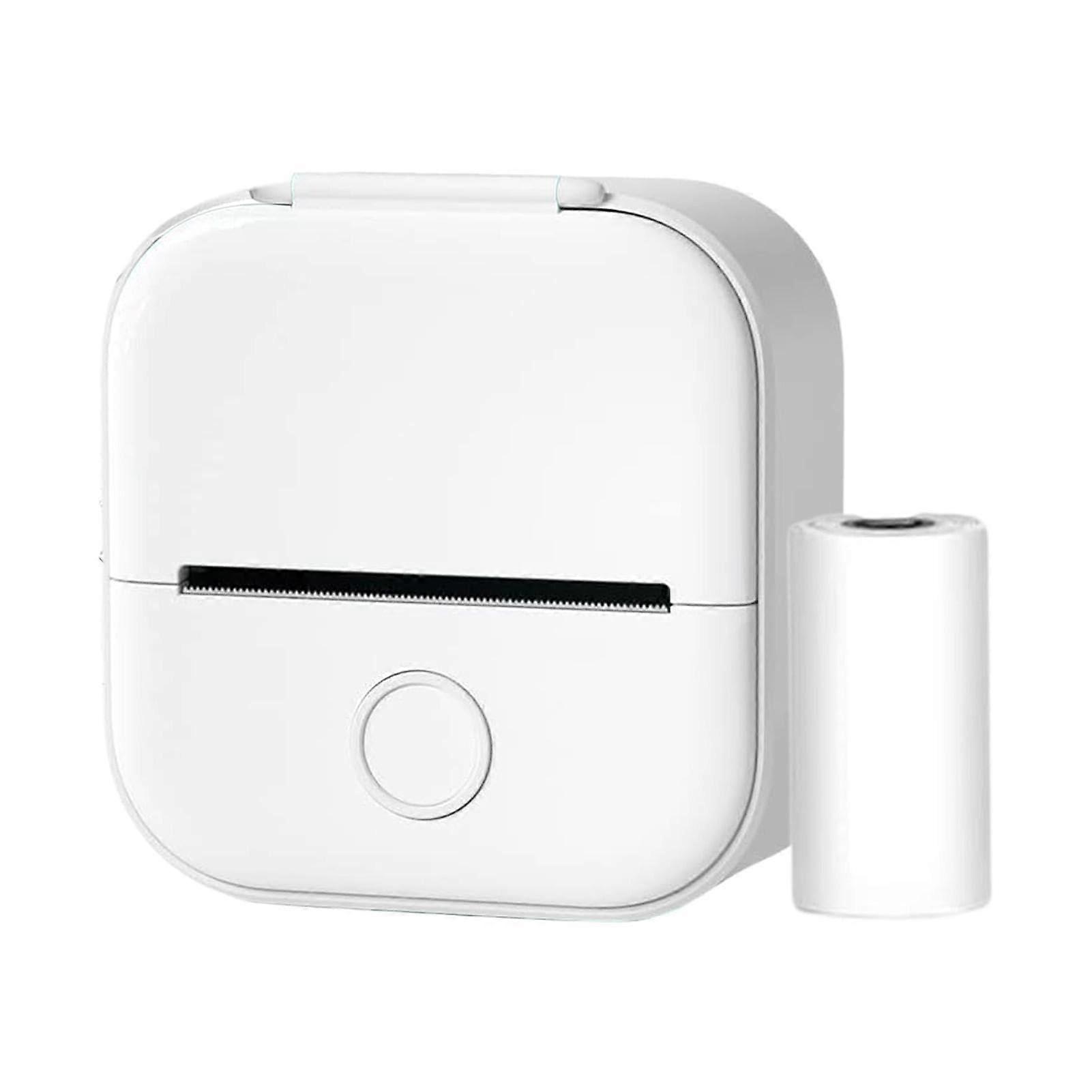 Portable Thermal Printer with Wireless Bluetooth Printing, Inkless Photo and Label Creation, USB Rechargeable