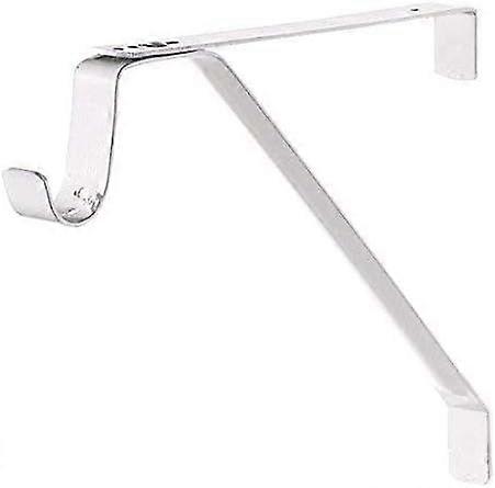 Adjustable Shelf and Rod Bracket, White White