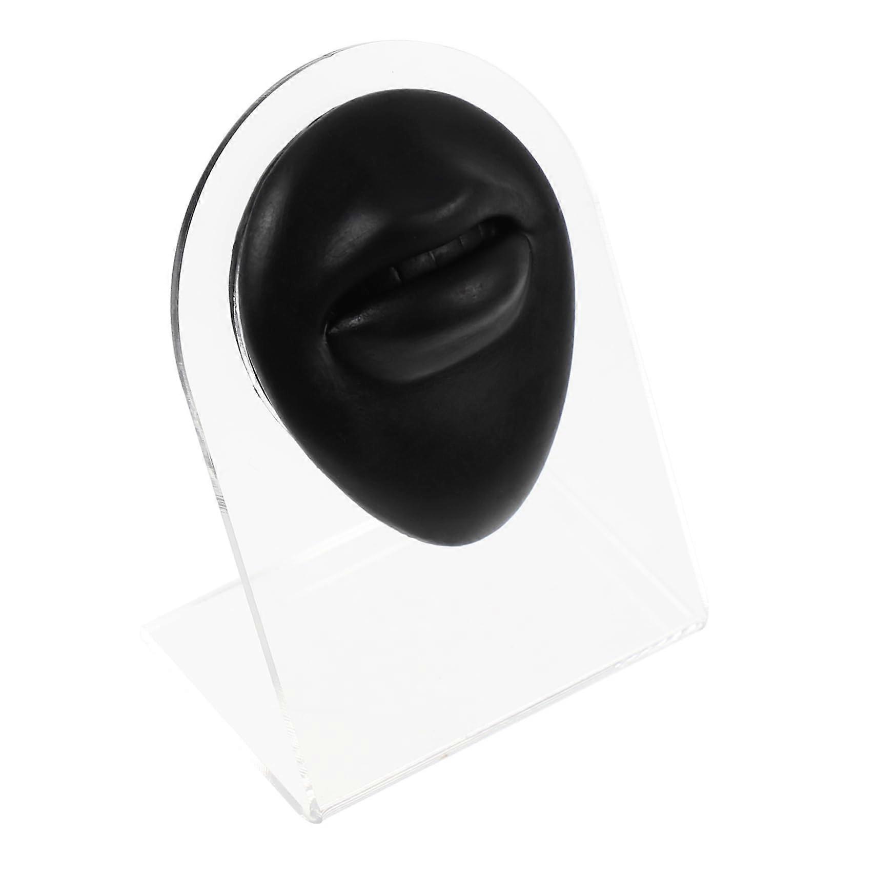 Piercing Practice Model with Realistic Silicone Mouth for Lip Piercing Training and Demonstration Use