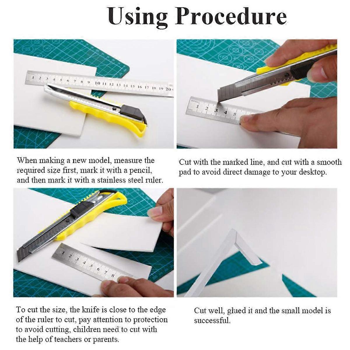 PVC Foaming Sheet for Building Micro Landscape Model Material 10Pcs