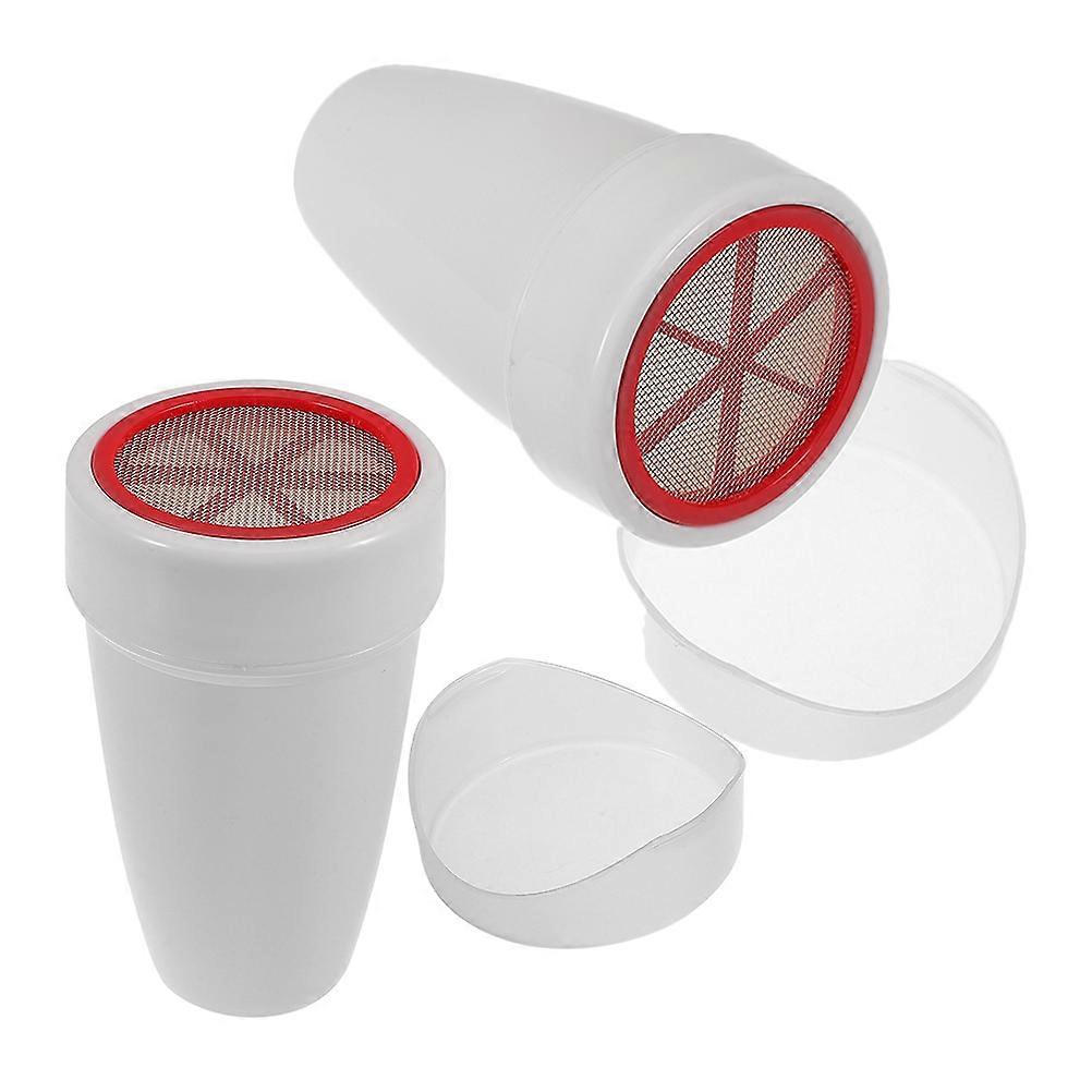 Powdered Sugar Sifter Handheld for Baking 2Pcs Fine Mesh Flour Filter