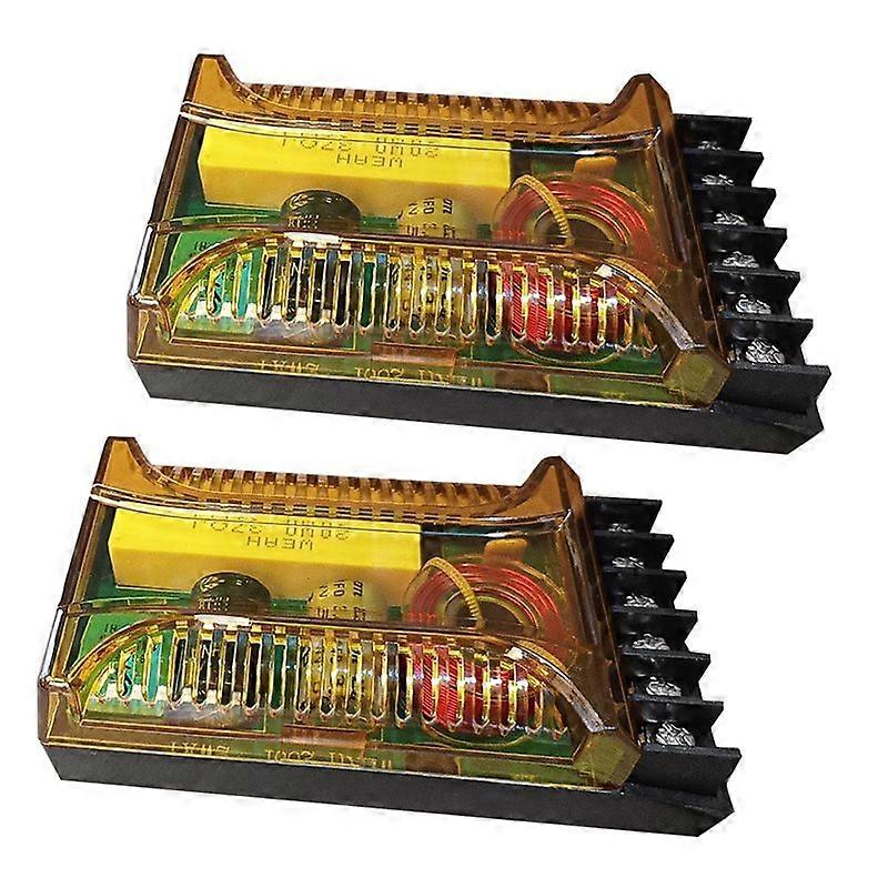 2 Way Crossover for Speaker, WEAH-2001 2Pcs Speaker Frequency Divider