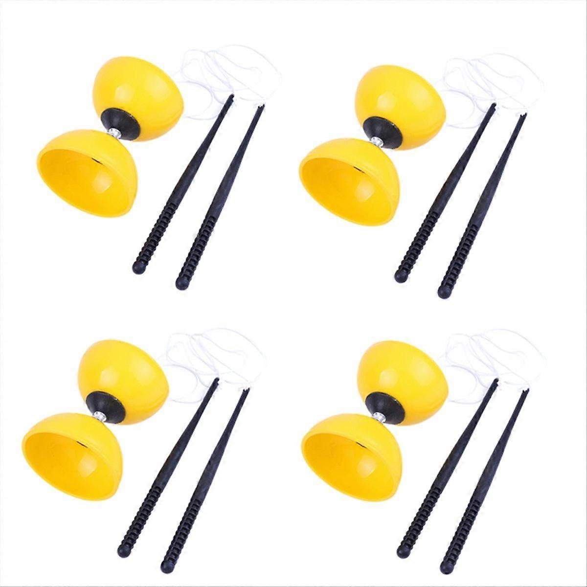 Sensory Training Equipment, Double-Headed Diabolo, Yellow