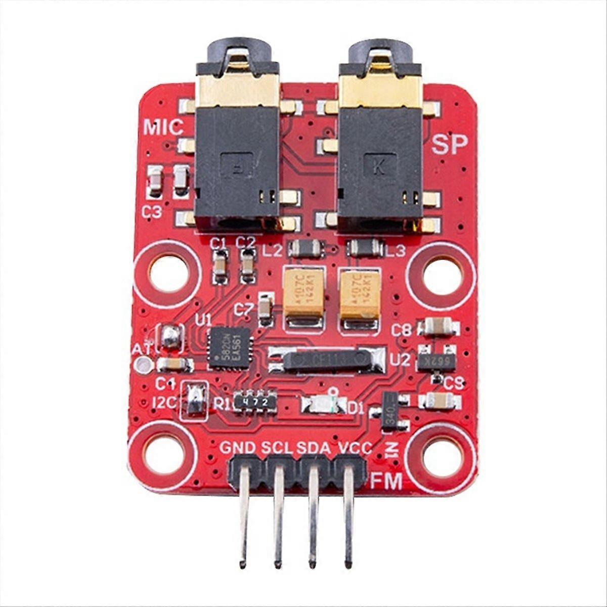 FM Frequency Modulation  ceiver Module 76-108.0MHz FM Broadcast  mitter Receiver FM Radio  ceiver Module