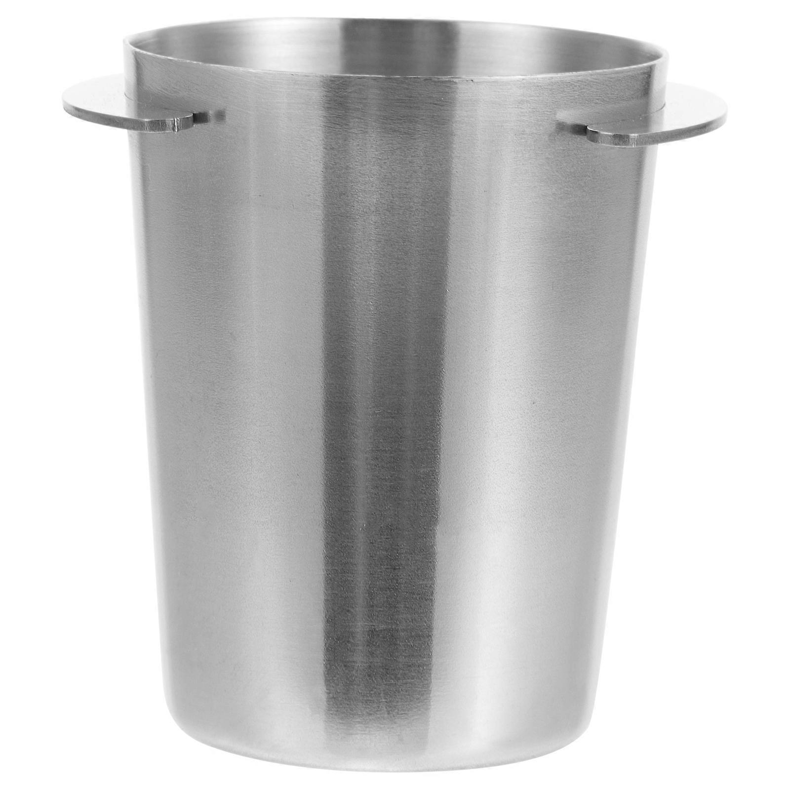 Coffee Machine Handle Cup Dosing Container For Professional Silver 6.3X6.2X6.2CM Protect Surface 1Pcs
