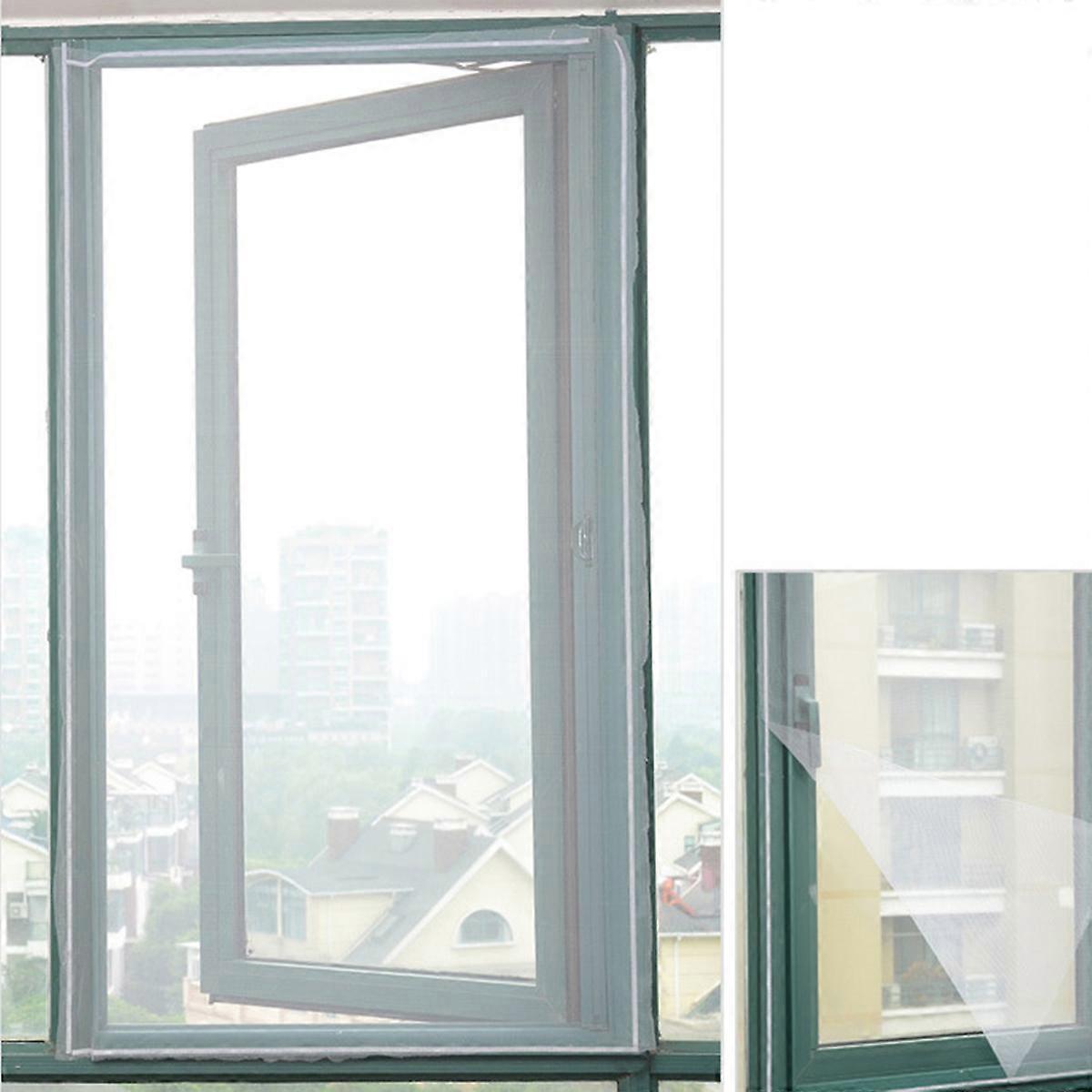 Screen Protector Creative Self Adhesive Window Screen DIY Design Home Use Invisible Vision 1Set