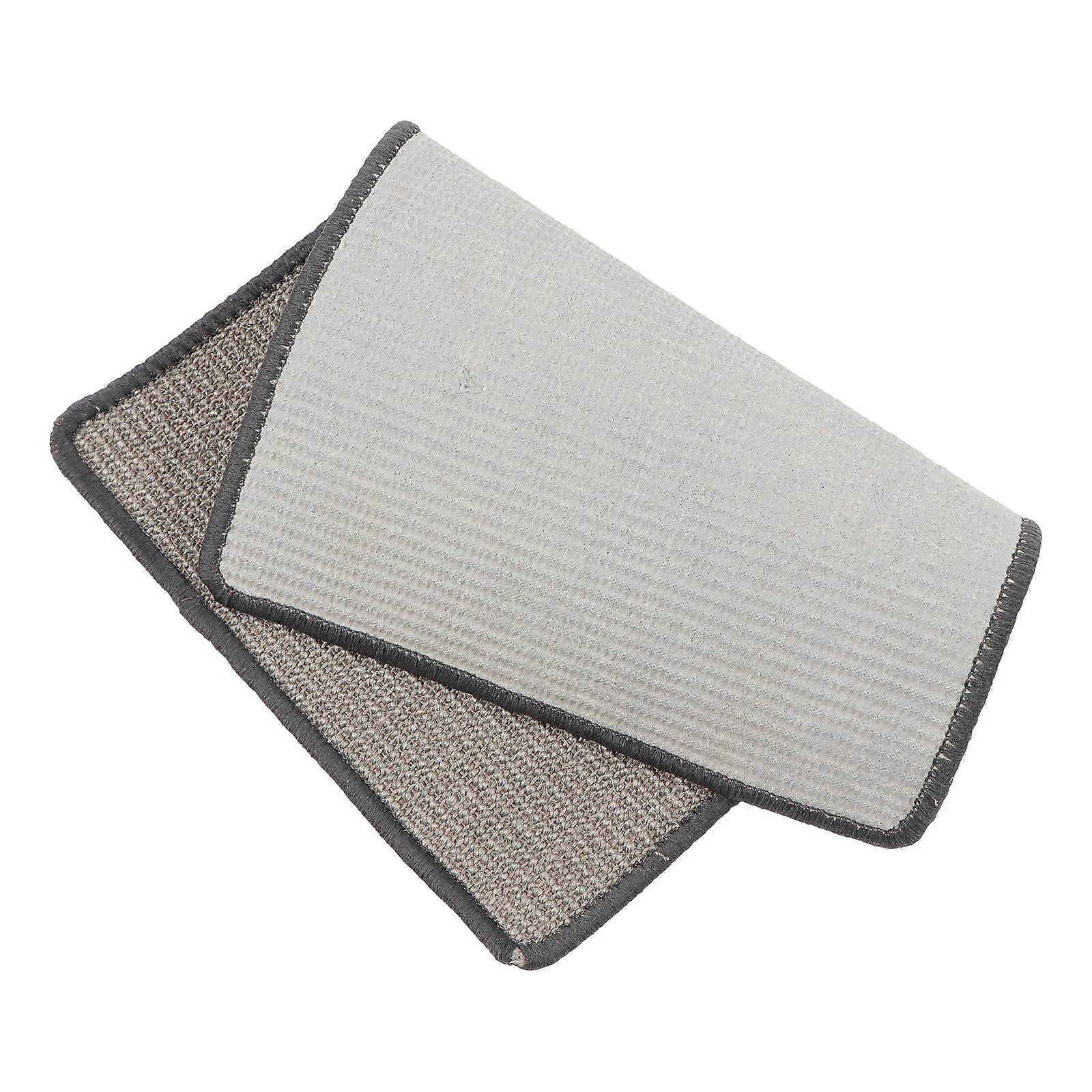Sisal Cat Scratching Mat for Pet Use with Cushion Function Grey