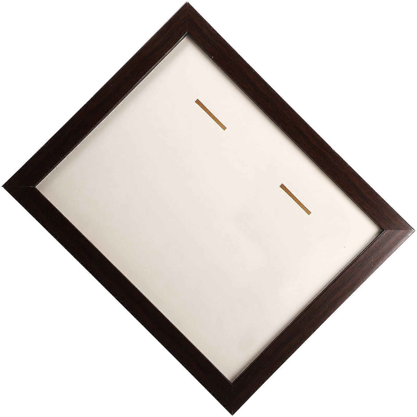 Medal Case Display Storage Frame Wooden Handmade Simple Design Rectangular Home Decoration 1Set