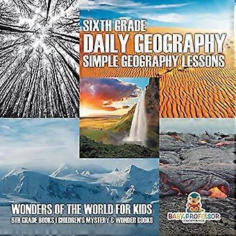 Daglig geografi i sjette klasse: Enkle geografitimer