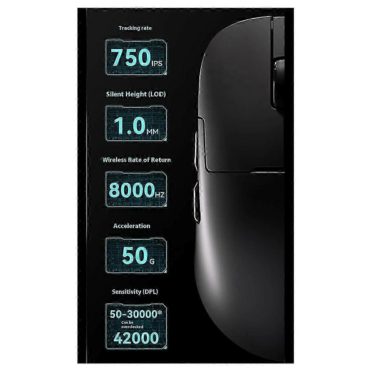 Ajazz AJ159 APEX Wireless Mouse Tri-Mode Bluetooth Pc Mouse Black