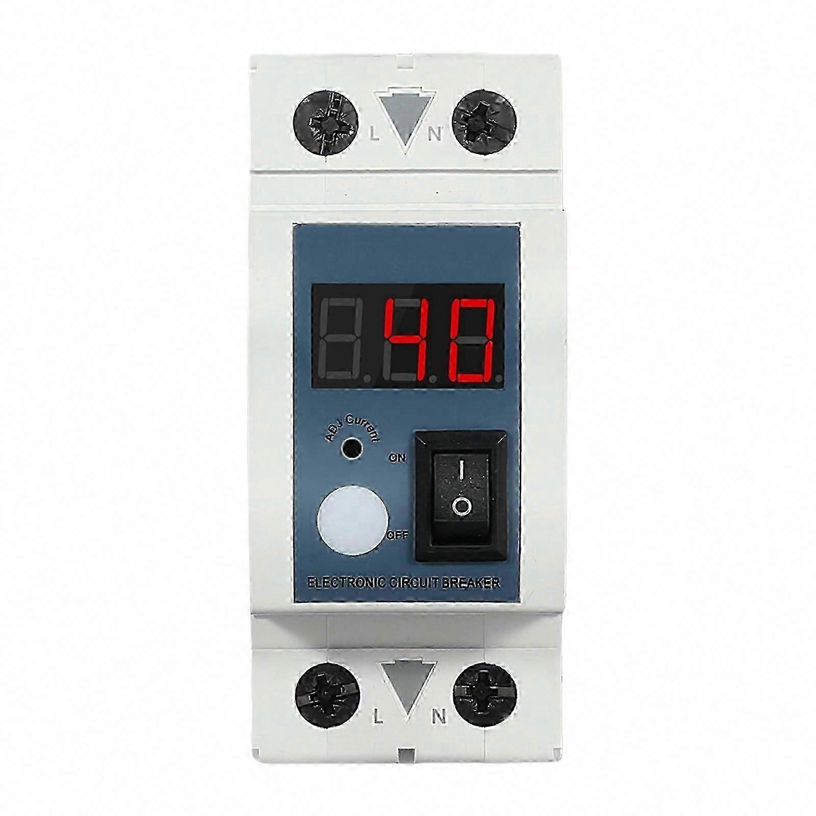 40A Adjustable Current Limiter, Insulated Current Control Device for Electrical Equipment Safety