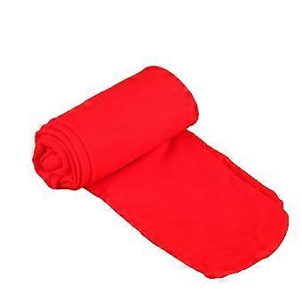Red Opaque Nylon Pantyhose for Women – One Size, Compatible with Dresses