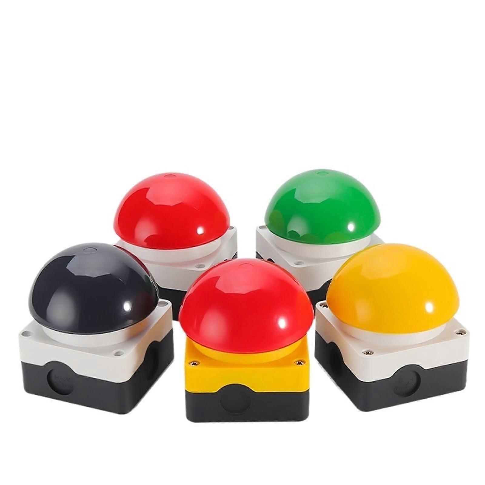 Emergency Stop Button IP65 Mushroom Head Push Switch SelfLocking Auto Reset Yellow