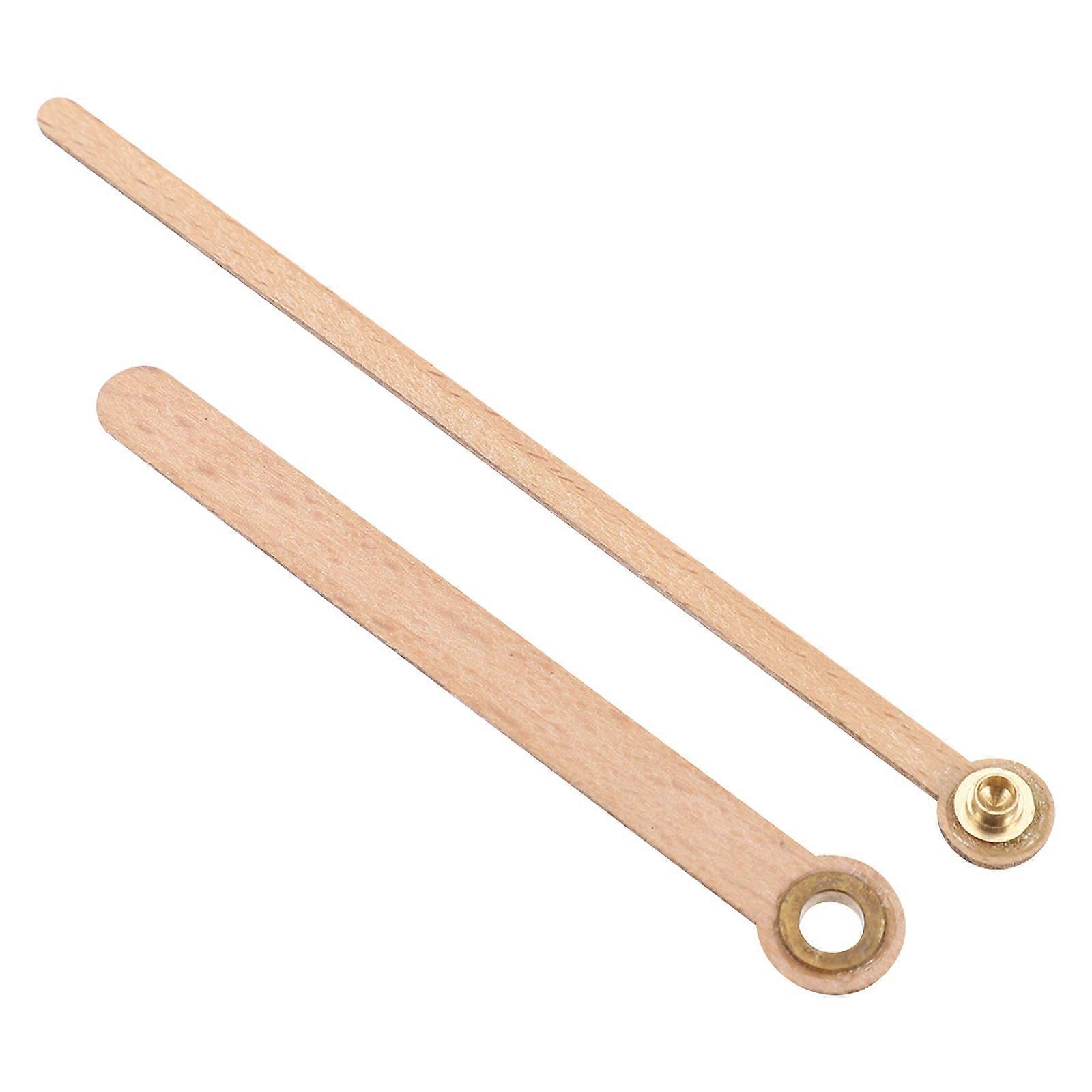 Chocolate Wooden Clock Hands Clock Pointer for DIY 2Sets Repair