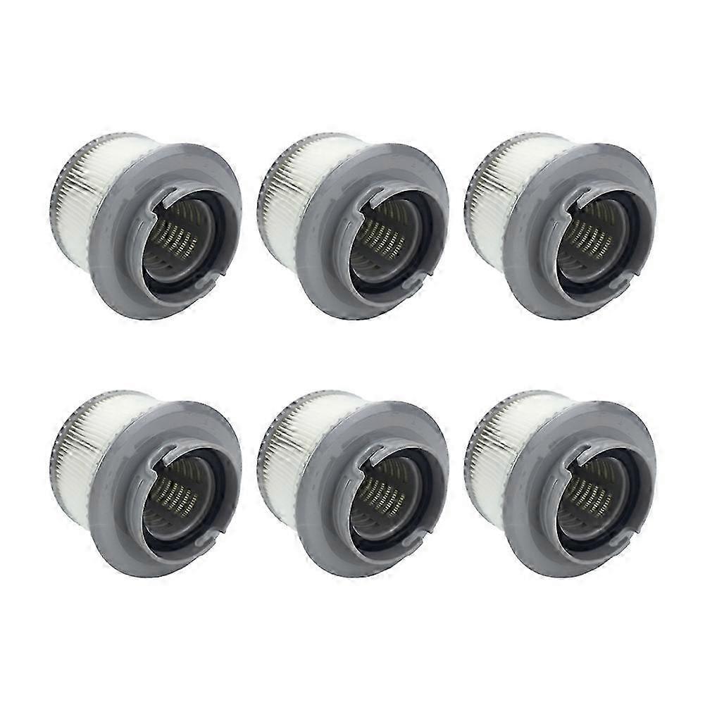 6pcs MSPA FD2089 Inflatable Pool Replacement Filter, Fit Inflatable Pool Filter , Above Ground Pool