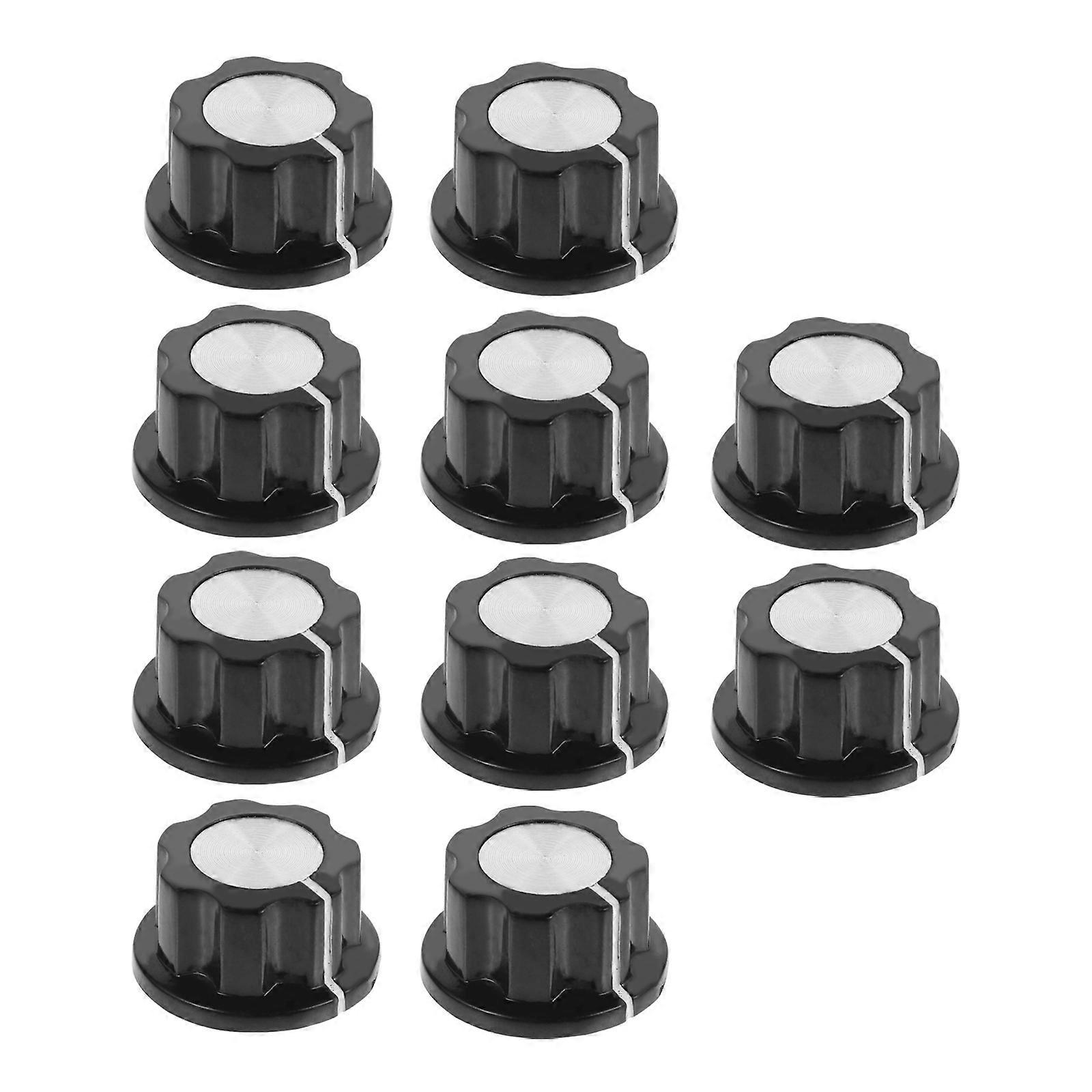 Potentiometer Control Knobs Volume Control Knob for Audio Devices 10Pcs