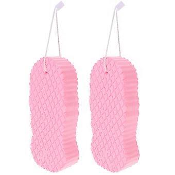 Baby Body Cleaning Sponge Pva Bath Sponge for Kids 2Pcs Convenient Bath Scrubbers