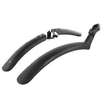Bike Mudguard Plastic Mudguards for Mountain Bike 1Pair Easy Install Black
