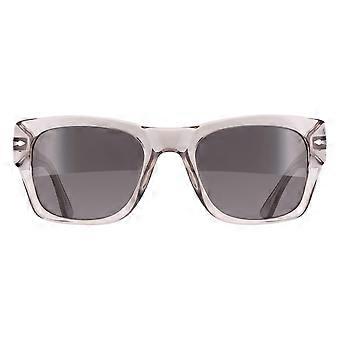 Persol Sunglasses PO3384S 1229B1 Transparent Brown Grey Dark Grey