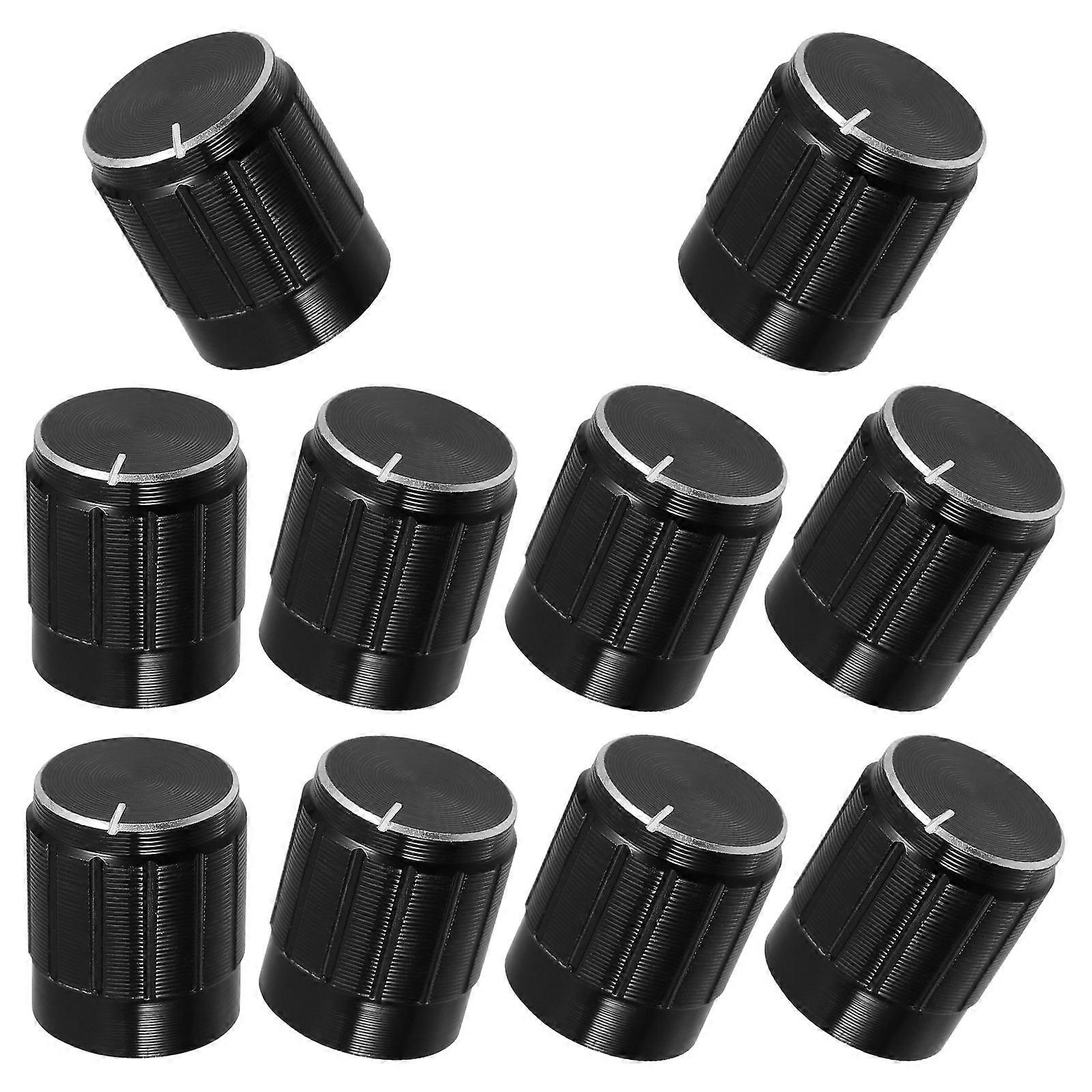 10pcs Metal Volume Knobs For Electric Guitar Universal Bass Control Knob,Guitar Tone Potentiometer Volume Control Rotary Encoder Knobs