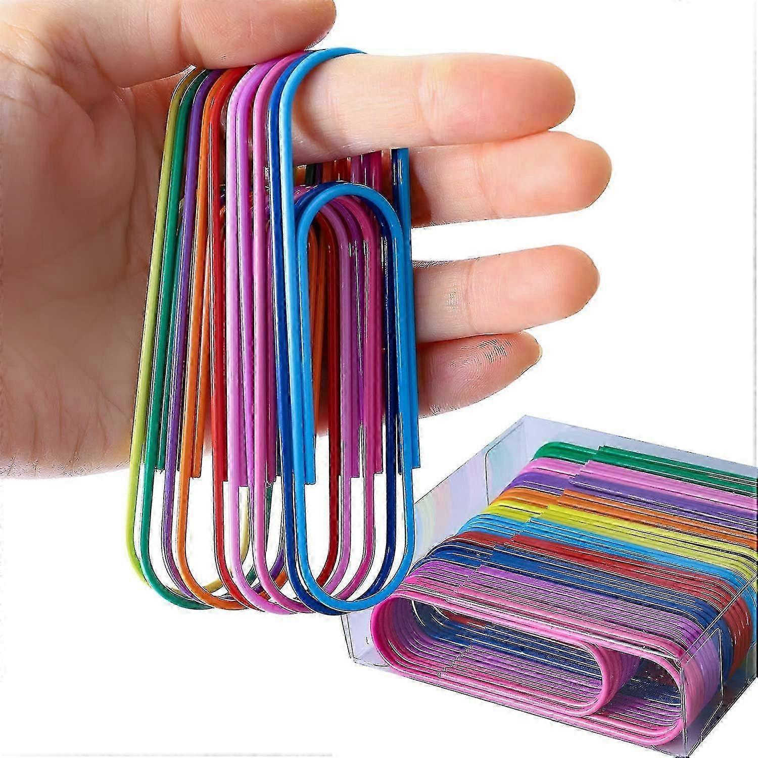 Jumbo binders, 50 stk 4 tommer stor bindersholder