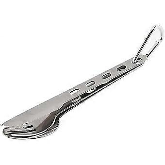 Talheres de titânio conjunto ultra leve faca fork colher para uso doméstico viagem camping picnic cutlery set silver (3pcs)