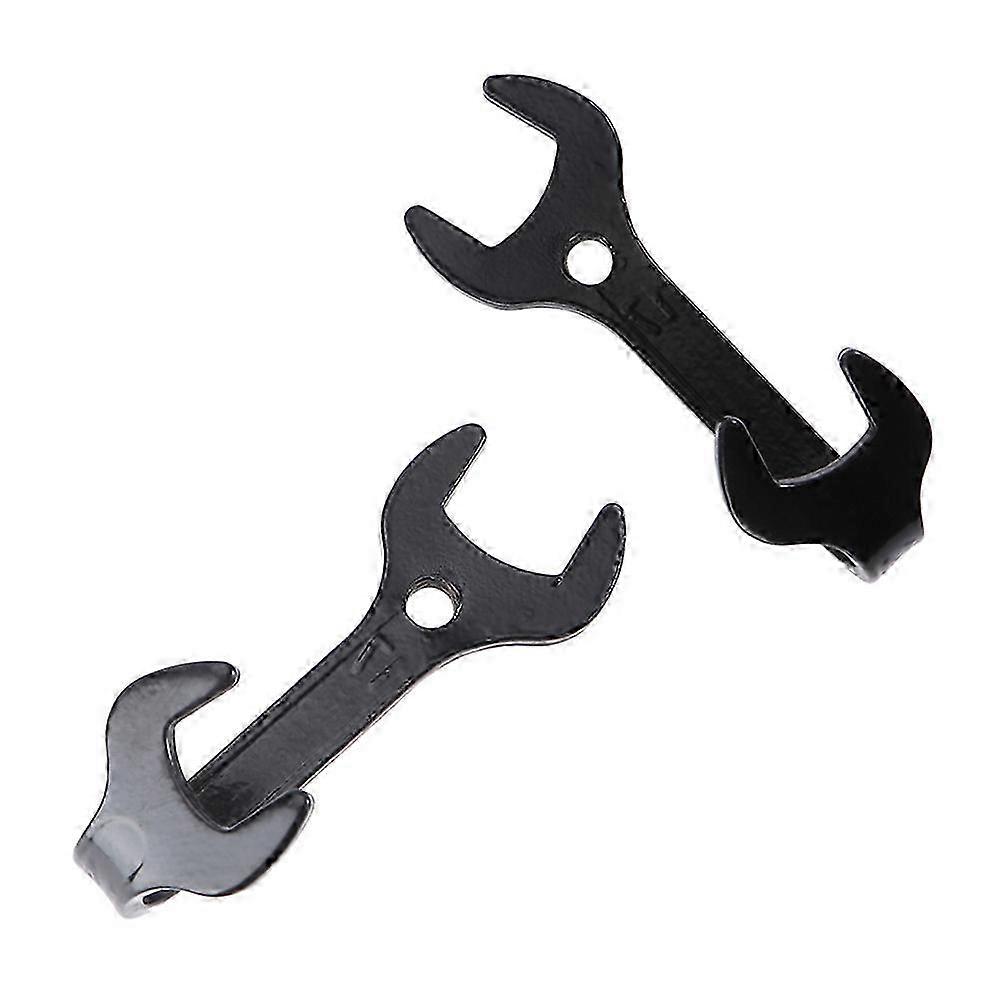 2Pcs Multi-function Hooks Wall-mounted Hanger Wrench Design Iron Hooks