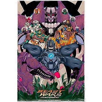Beast Wars Transformers Retro Cartoon Robot Team jigsaw puzzle game for adults and kids SC508