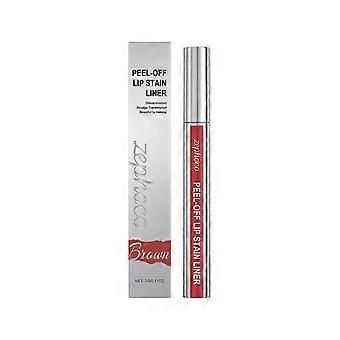 Brown Moisturizing Peel-Off Lip Gloss  Lightweight, Hydrating, Non-Sticky, Smooth, And Easy To Apply