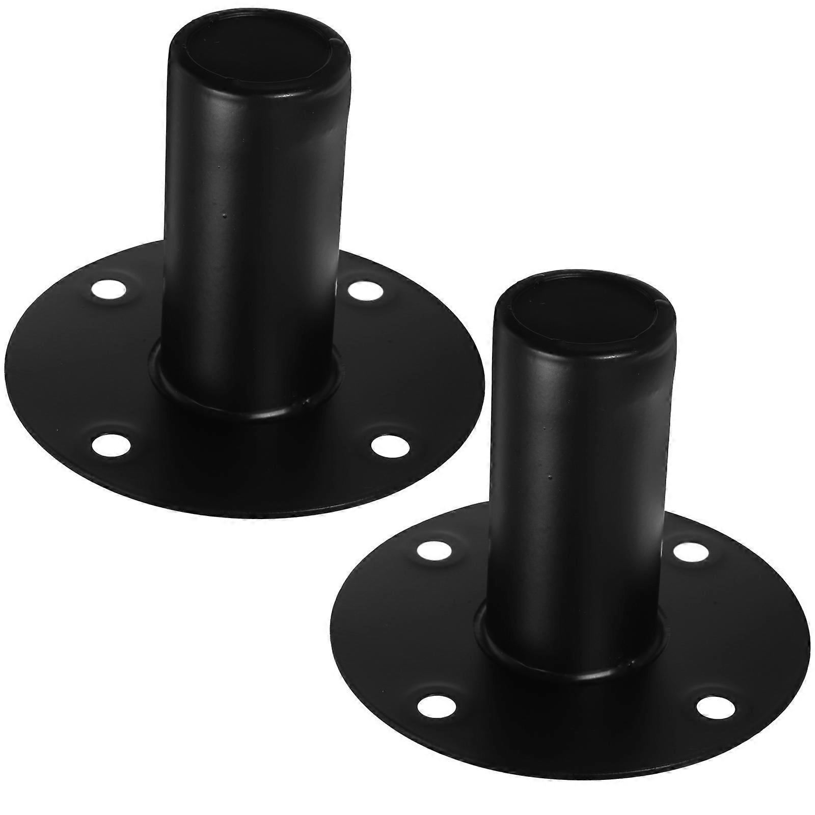 2pcs Stage Speaker Aluminum Alloy Base Bracket Support Base Speaker Bracket