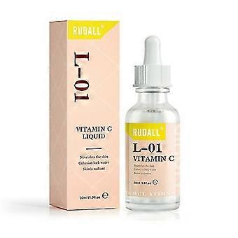 C-vitamin og arbutin 8% + natriumhyaluronat 2% serum, lysnende og foryngende essens, reducerer solskoldningsceller, 30 ml
