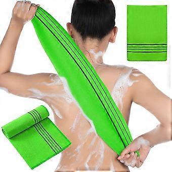 2 Pcs Korean Exfoliating Washcloth and Mitts Set Long Exfoliating Back Italy