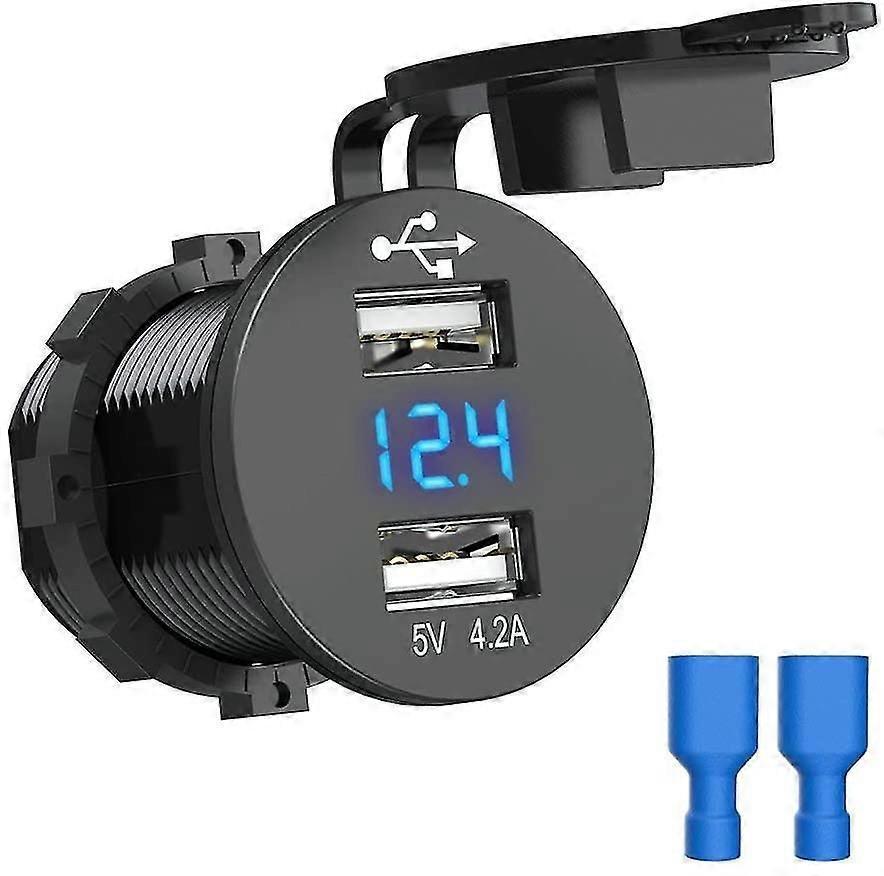 Usb Car Socket For Motorcycle, Caravan, Lorry And More
