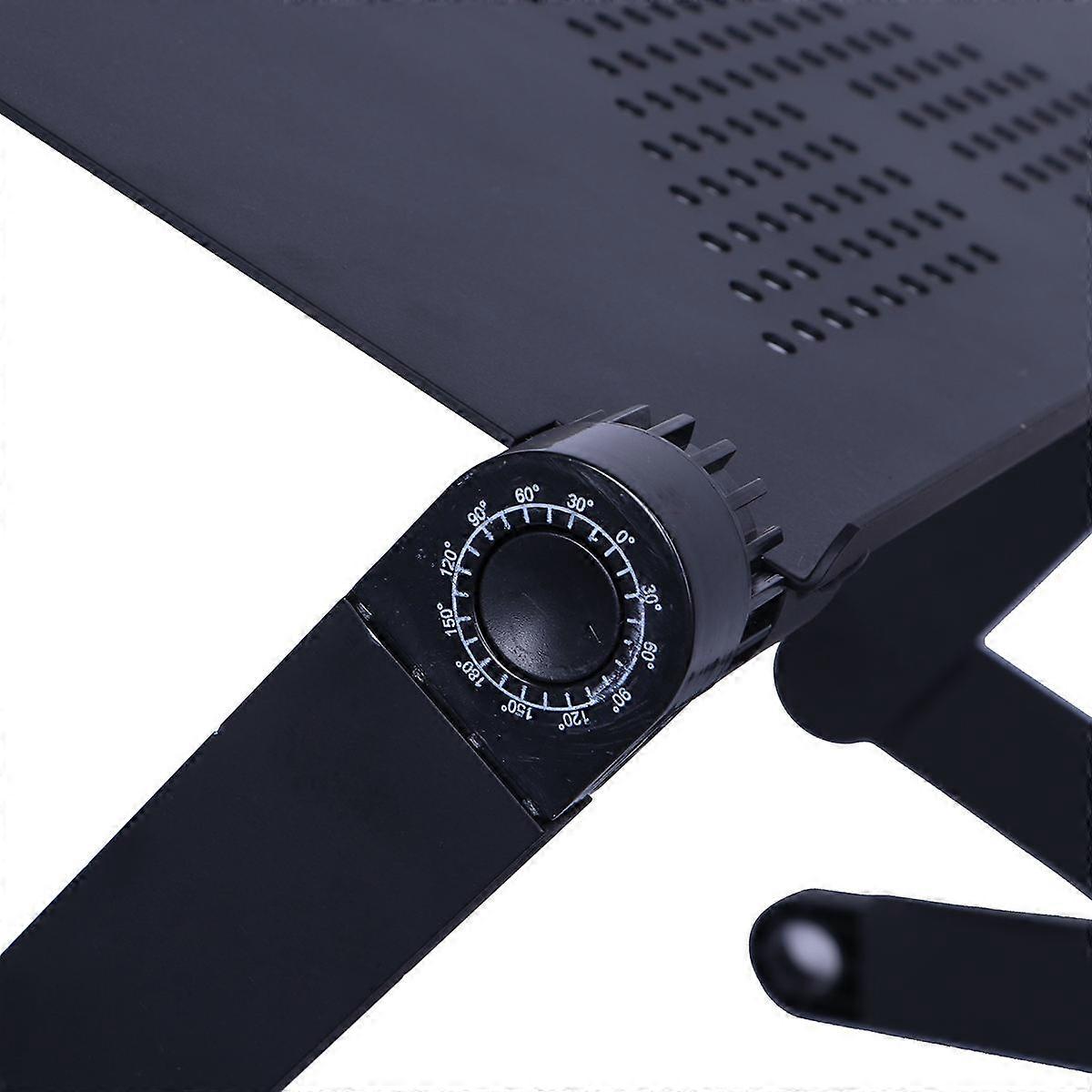 Notebook Computer Desk Foldable Bed Table for Home Use Black