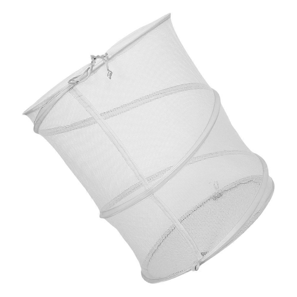 Portable Laundry Hamper Foldable Mesh Laundry Basket with Drawstring Closure 5Pcs