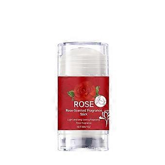 2pcsRose Solid Perfume Stick, Vitamin E & Rose Extract, Gentle, Refreshing, Long - lasting, Non - sticky, Portable