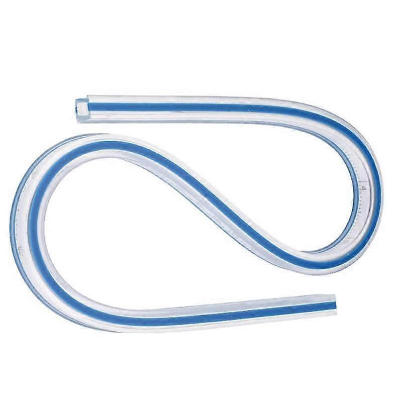 Double Side Scale Ruler Bendable Drawing Ruler Double Side Drafting Ruler Measuring Tool For Drafting Drawing Sewing