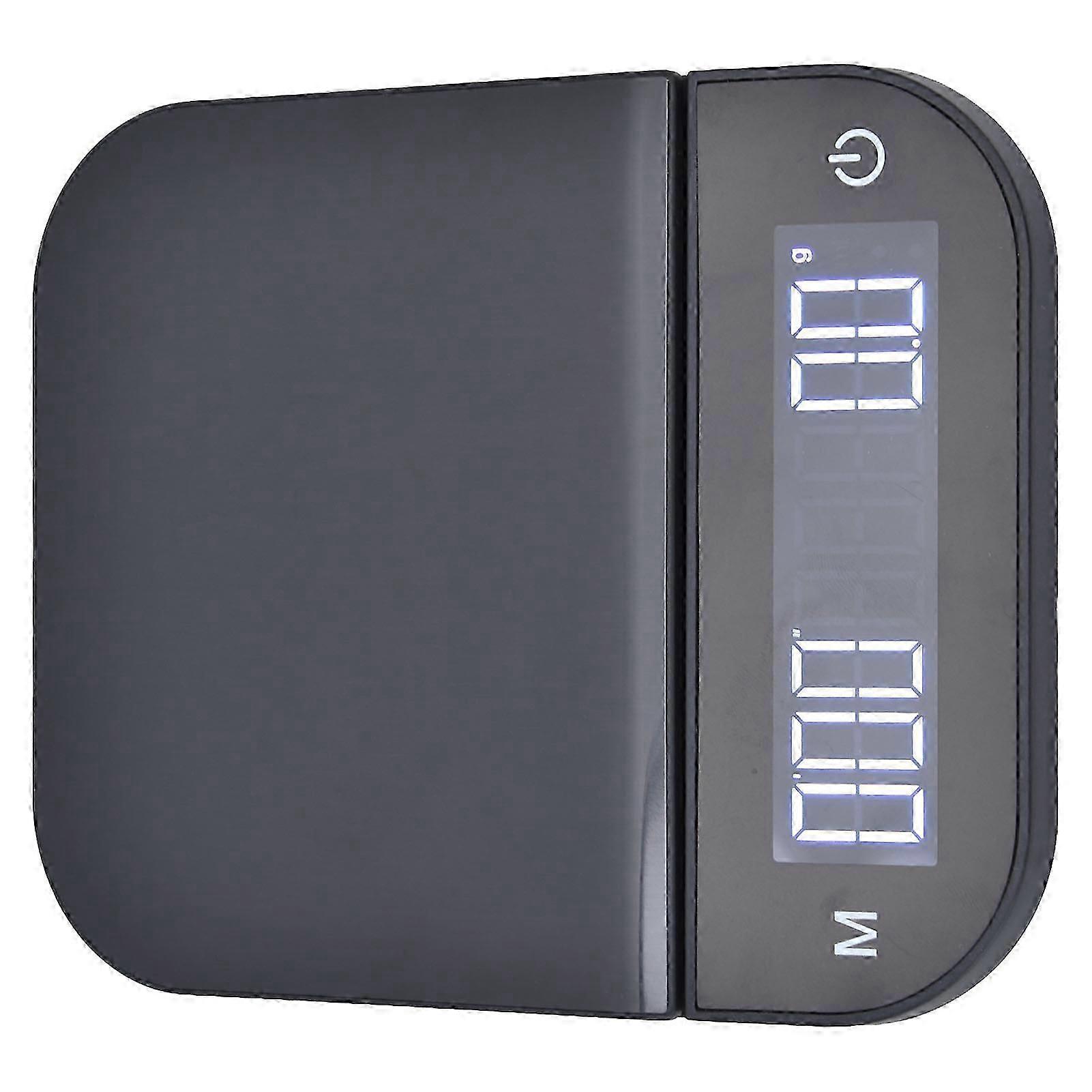 Coffee Scale | ABS Material | 3KG Max Weight | High Accuracy | Dual Units | USB Charging | Timing Function | Kitchen Use
