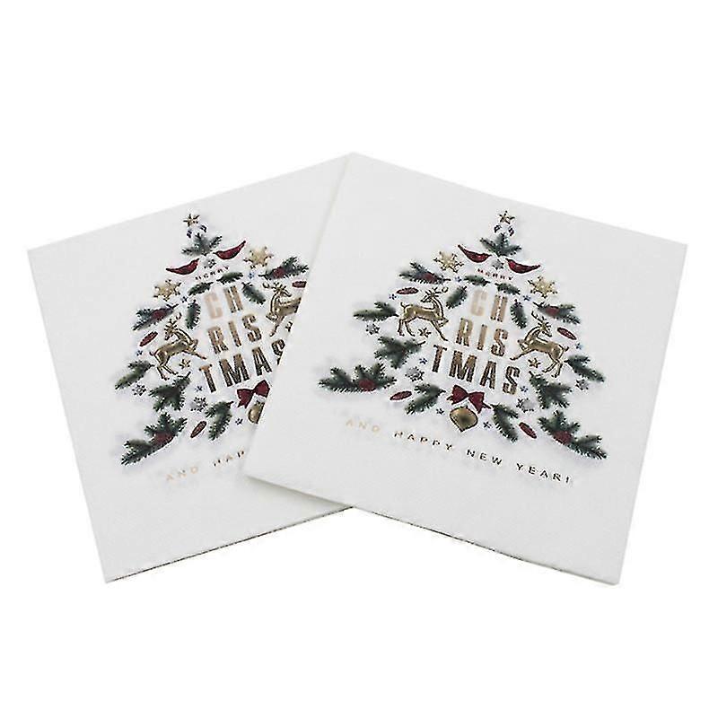 40pcs Christmas Napkins