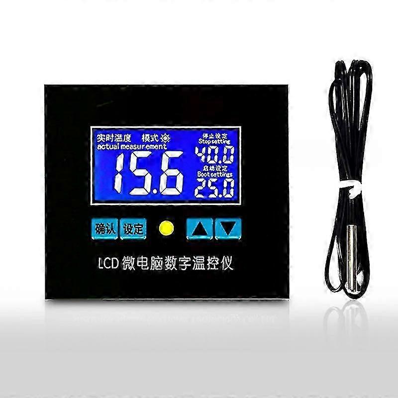 12V 24v 220v Lcd Microcomputer Temperature Controller Temperature Control W1412 Thermostat Switch Sensor Cooling Heating Board