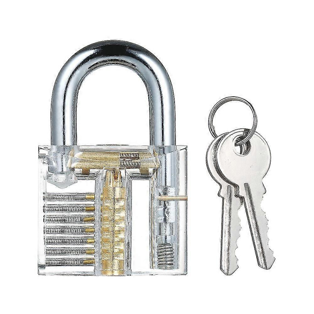 Training Transparent Padlock Visible Padlocks Lock Picking Tool Practice Locksmith Tools Lockpicking [MI]