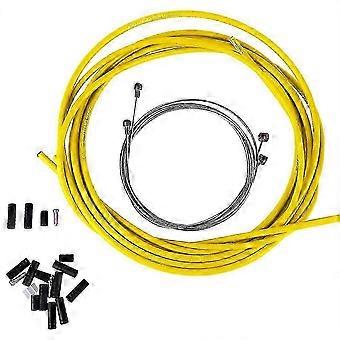 Bicycle brake and derailleur cable housing kit (yellow) - Cycling accessories - Exceptional qualityWHBYV