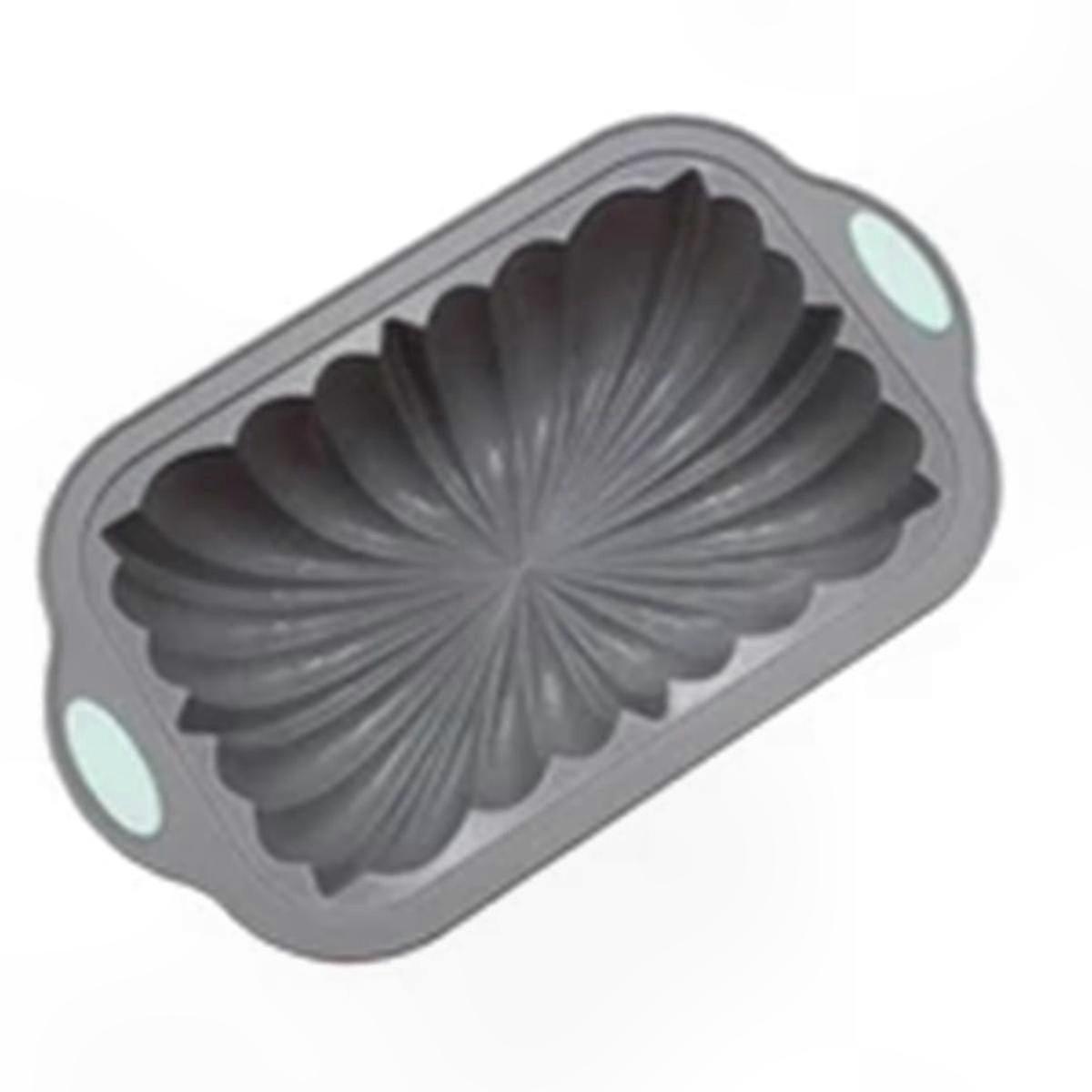 Fluted Silicone Loaf Pan with Metal Frame