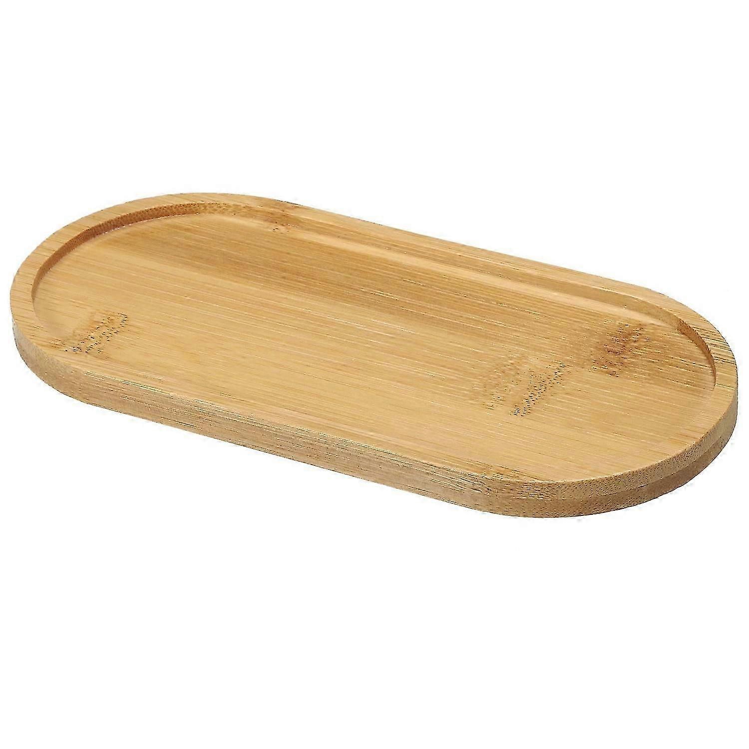 Slim Oval Bamboo Tray Durable
