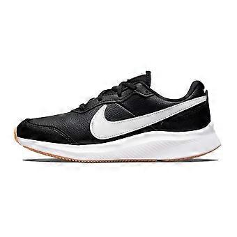 Nike Varsity Leather Low Top Fritidssko Svart Hvit Unisex CN9146-008