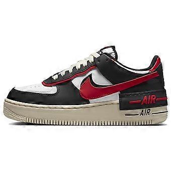 Nike Air Force 1 Low Shadow Summit Branco Vermelho Universitário Preto Feminino DR7883-102