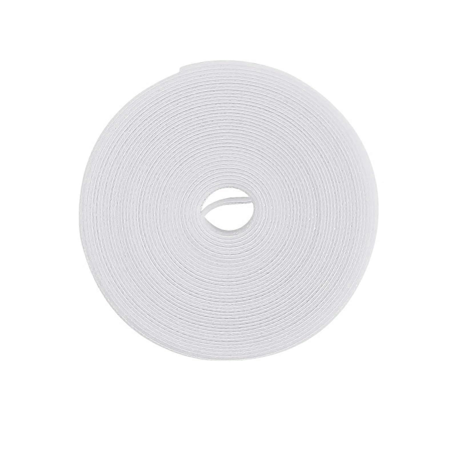 Reusable Cable Management Strap White Removable Wire Organizer MultiPurpose Storage Tie 1Pc